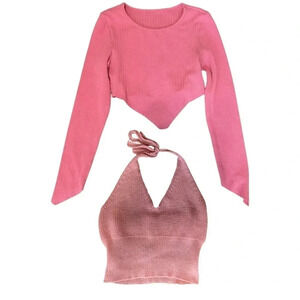 Shein Size Large Pretty in Pink Sweater Tops. Preloved Great Condition